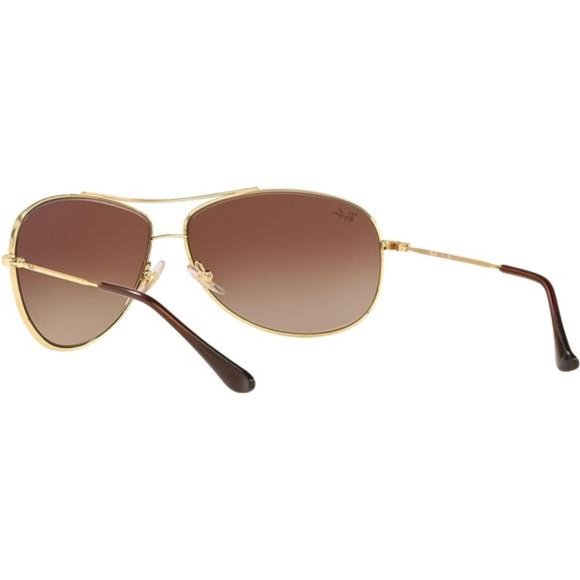 Ray-Ban GOLD BROWM GRADIENT Metal Aviator Sunglasses UNISEX - Picture 7 of 9